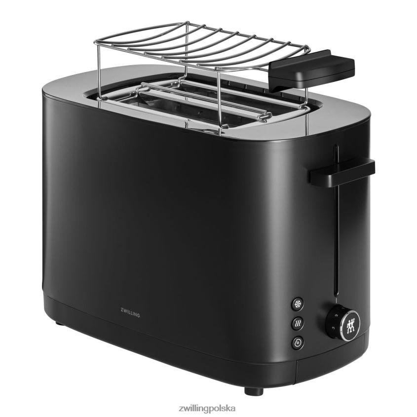 elektryczne pl Zwilling Enfinigy podgrzewacz do bułek - mały, 2 krótkie miejsca, czarny mat 48N488592