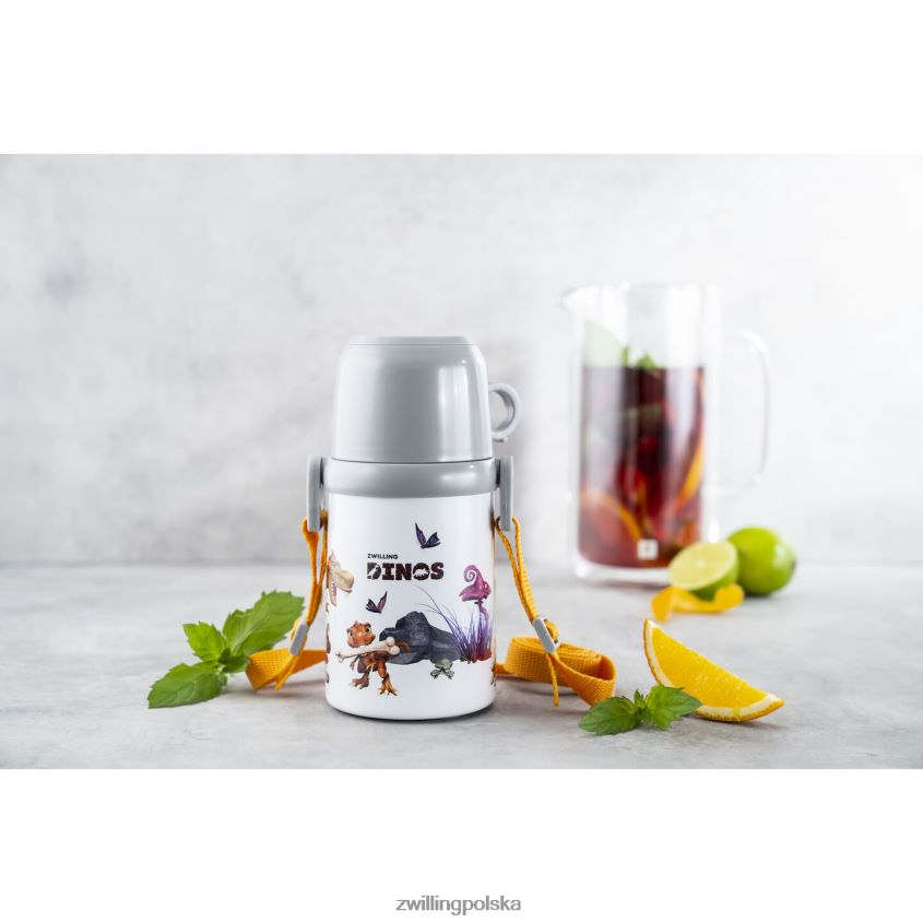 kuchnia pl Zwilling Dinos 12,8-uncjowa butelka termiczna Dinos z kubkiem 48N488533