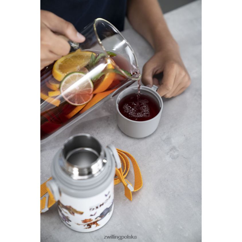 kuchnia pl Zwilling Dinos 12,8-uncjowa butelka termiczna Dinos z kubkiem 48N488533