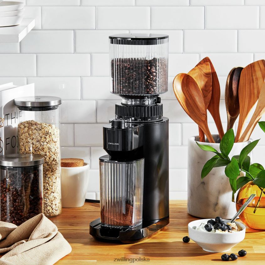 kuchnia pl Zwilling Młynek do kawy enfinigy, czarny mat 48N488554