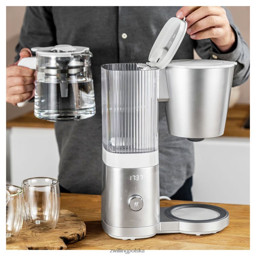 kuchnia pl Zwilling enfinigy 1,5-l / 48-oz ekspres do kawy kroplowy srebrny 48N488547