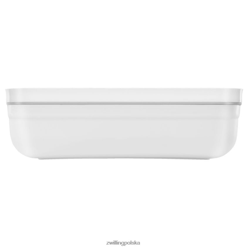 kuchnia pl Zwilling Fresh & Save l, płaskie próżniowe pudełko na lunch, plastik, biało-szary 48N488514