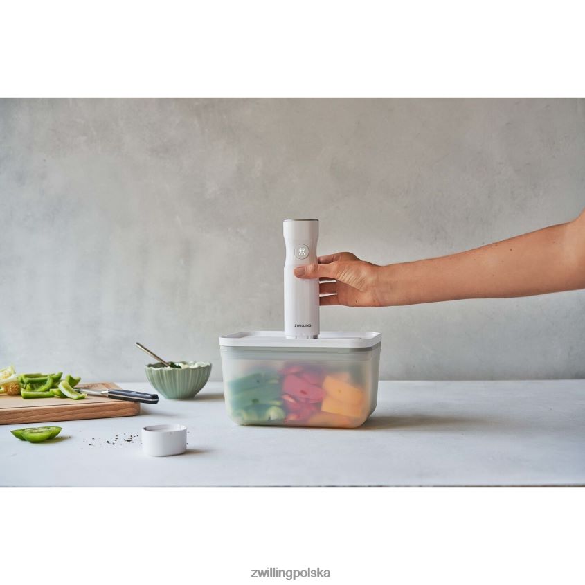 kuchnia pl Zwilling Fresh & Save l pojemnik próżniowy, plastikowy, półprzezroczysto-szary 48N488506