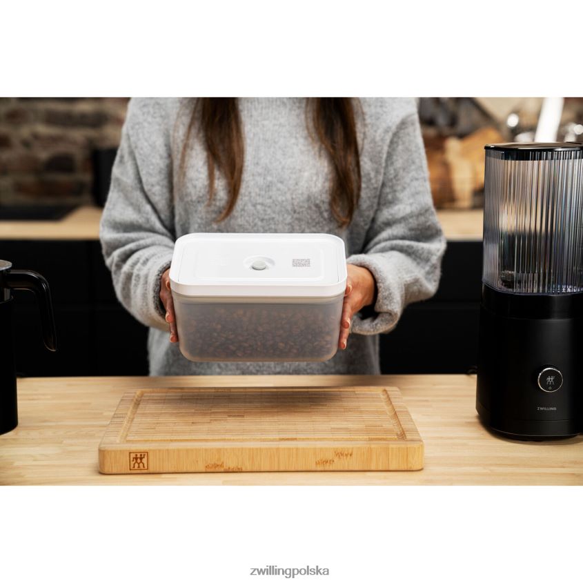 kuchnia pl Zwilling Fresh & Save l pojemnik próżniowy, plastikowy, półprzezroczysto-szary 48N488506