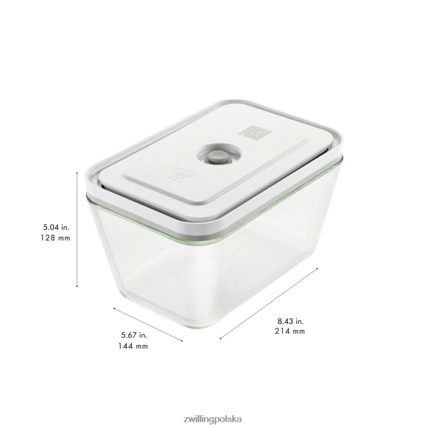 kuchnia pl Zwilling Fresh & Save l pojemnik próżniowy, szklany, szary 48N488469
