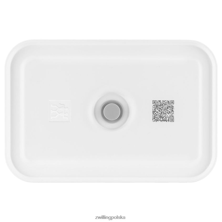 kuchnia pl Zwilling Fresh & Save l próżniowe pudełko na drugie śniadanie, plastikowe, półprzezroczyste-szare 48N488493