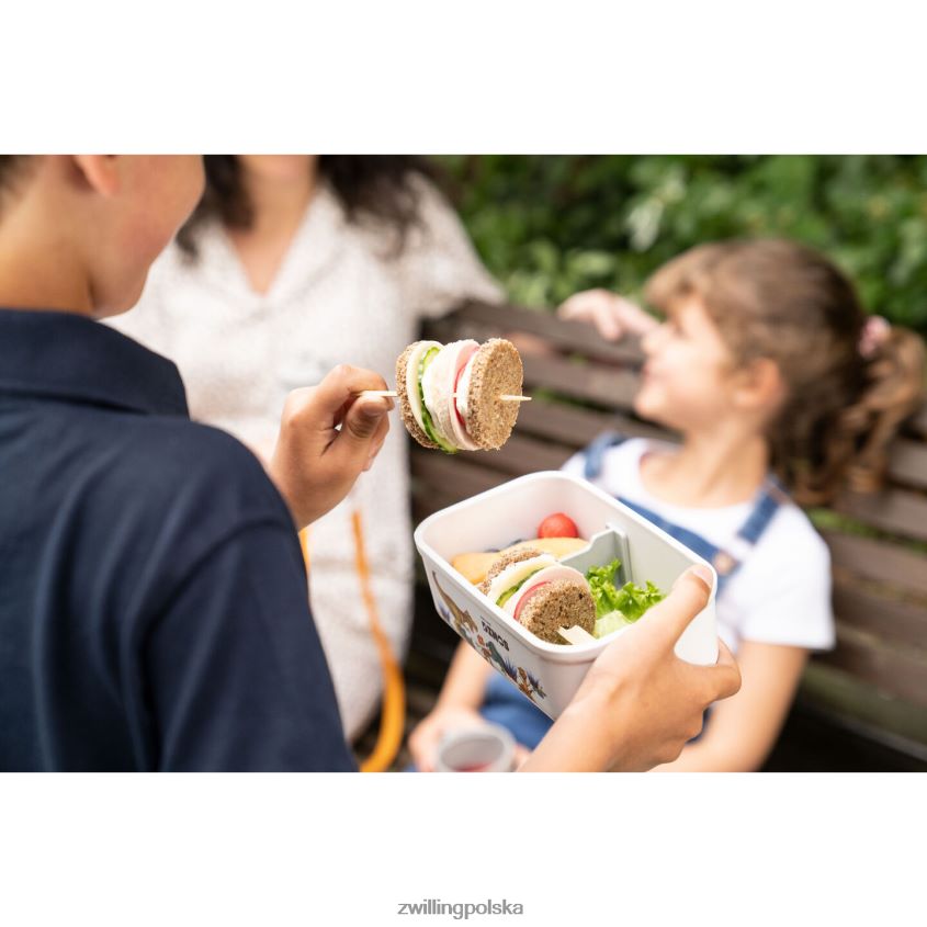 kuchnia pl Zwilling Fresh & Save m dinos próżniowe pudełko na lunch, plastikowe, biało-szare 48N488512