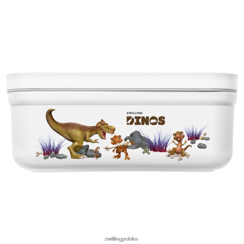 kuchnia pl Zwilling Fresh & Save m dinos próżniowe pudełko na lunch, plastikowe, biało-szare 48N488512