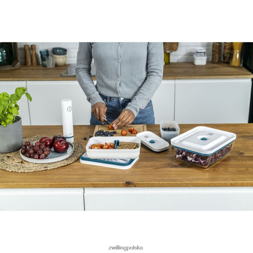 kuchnia pl Zwilling Fresh & Save pompa próżniowa z nasadką, la mer 48N488462