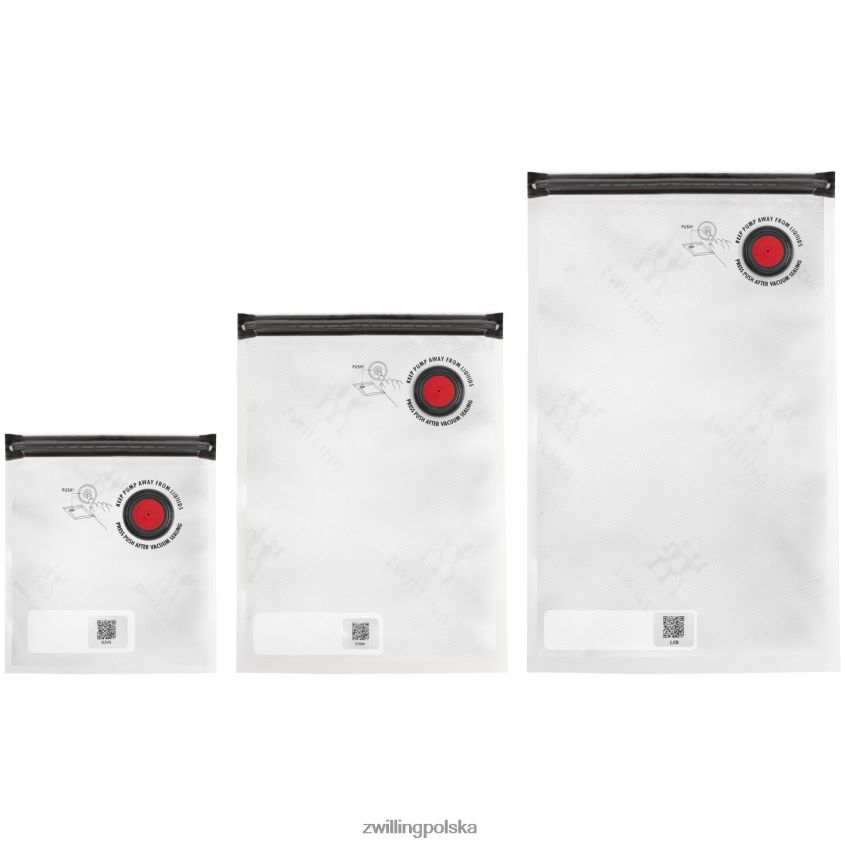 kuchnia pl Zwilling Fresh & Save s/m/l / 10-częściowy zestaw worków próżniowych, plastikowy 48N488464
