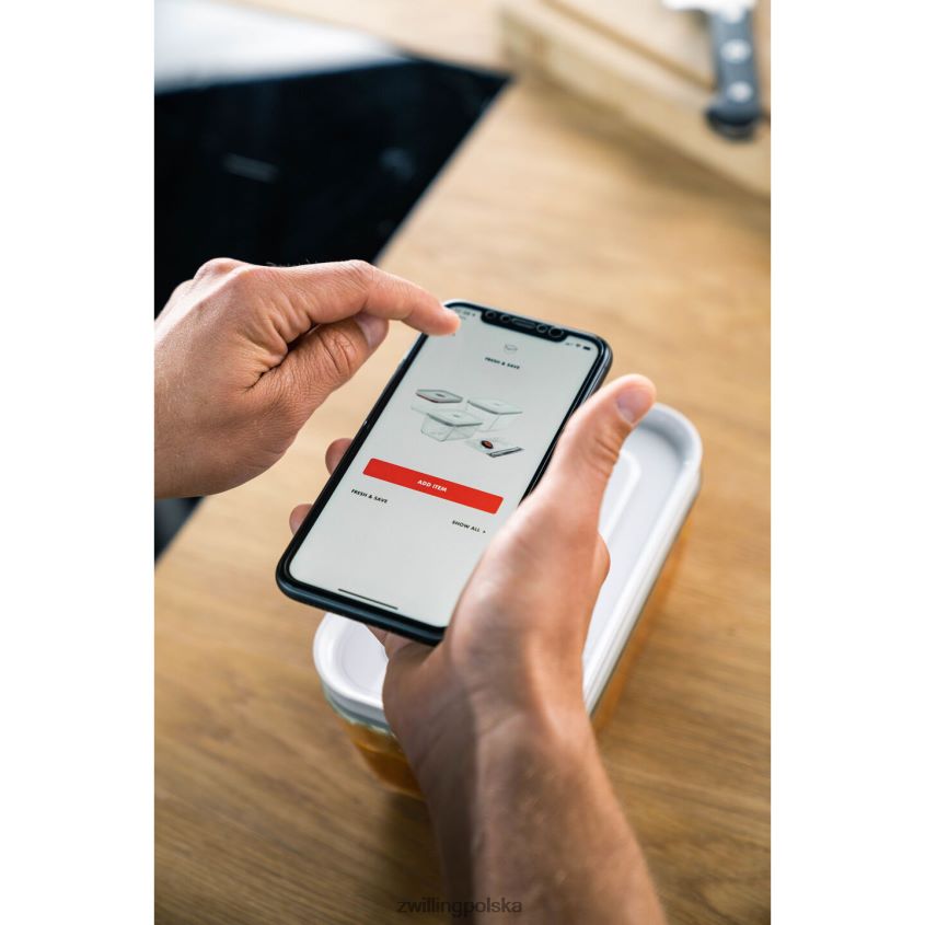 kuchnia pl Zwilling Pojemnik do lodówki próżniowej Fresh & Save, szkło, la mer 48N488487