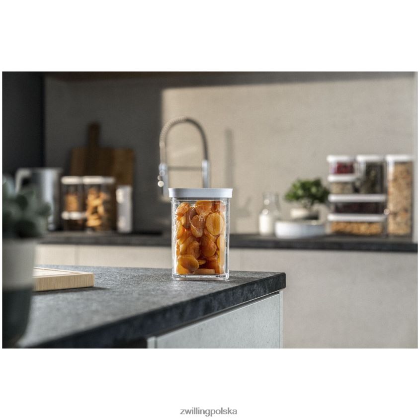 kuchnia pl Zwilling Pojemnik na kostki Fresh & Save 2s, 0,875 qt, przezroczysty-biały 48N488526