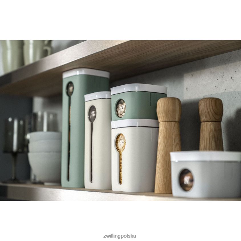 kuchnia pl Zwilling Pojemnik na kostki Fresh & Save 3s, 1,25 qt, przezroczysty-biały 48N488499