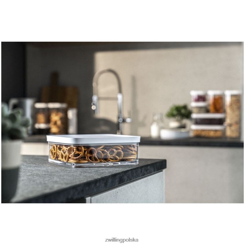 kuchnia pl Zwilling Pojemnik na kostki Fresh & Save l, 1,75 qt, przezroczysty-biały 48N488475