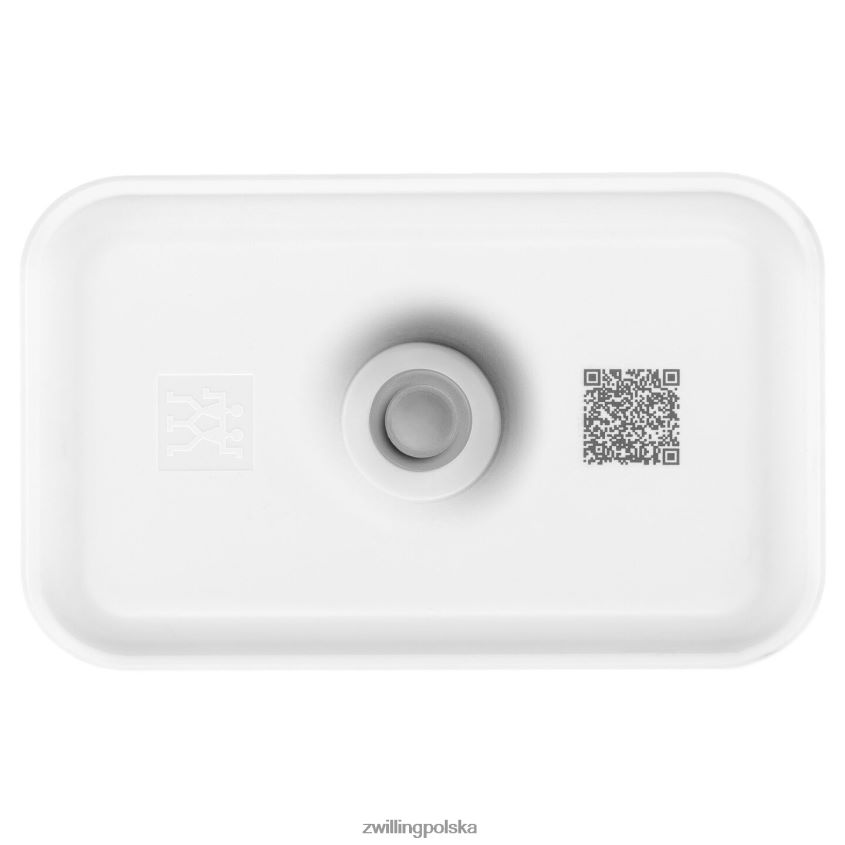 kuchnia pl Zwilling Pudełko na lunch próżniowe Fresh & Save m, plastikowe, biało-szare 48N488504
