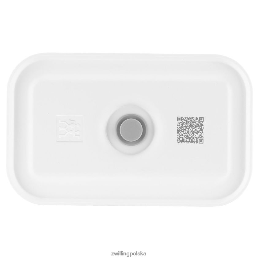 kuchnia pl Zwilling Pudełko na lunch próżniowe Fresh & Save m, plastikowe, półprzezroczyste-szare 48N488483