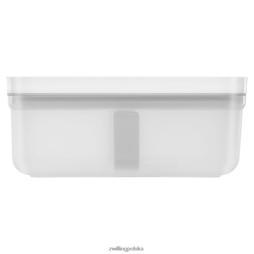 kuchnia pl Zwilling Pudełko na lunch próżniowe Fresh & Save m, plastikowe, półprzezroczyste-szare 48N488483