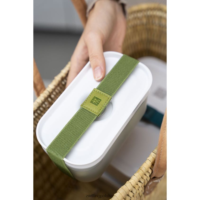 kuchnia pl Zwilling Pudełko próżniowe na lunch Fresh & Save s, plastikowe, biało-szare 48N488501