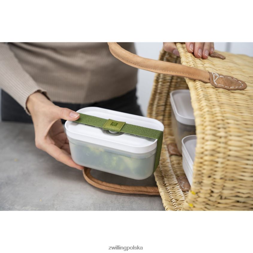 kuchnia pl Zwilling Pudełko próżniowe na lunch Fresh & Save s, plastikowe, półprzezroczyste-szare 48N488502