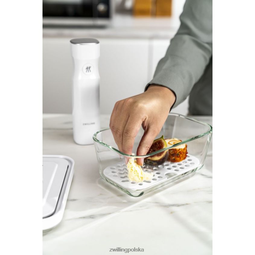 kuchnia pl Zwilling Zestaw ociekaczy Fresh & Save do pojemników szklanych, m/l / 2 szt 48N488466