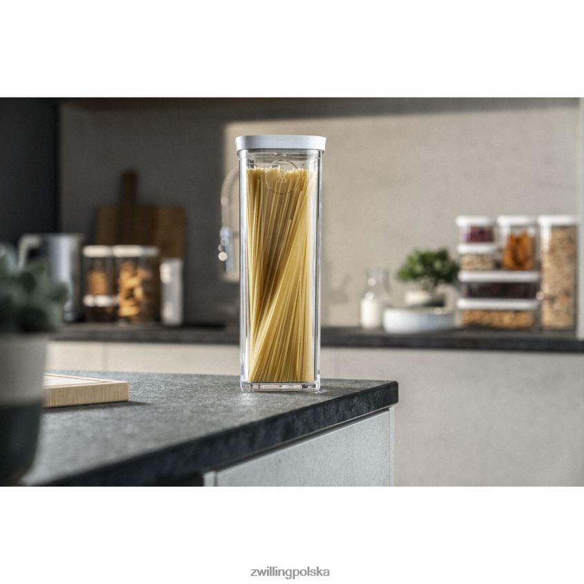 kuchnia pl Zwilling Zestaw pojemników na kostki Fresh & Save 4s, 1,75 qt, przezroczysty-biały 48N488490