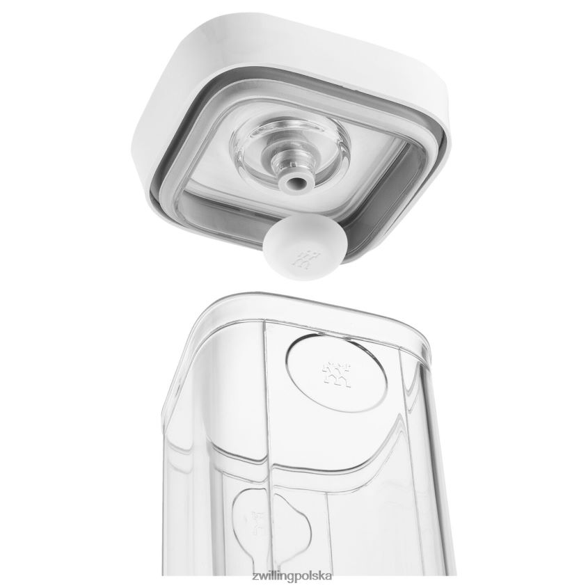 kuchnia pl Zwilling Zestaw pojemników na kostki Fresh & Save 4s, 1,75 qt, przezroczysty-biały 48N488490