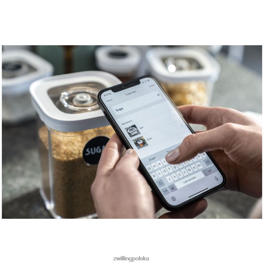 kuchnia pl Zwilling Zestaw pojemników na kostki Fresh & Save, m / 5 szt., przezroczysty-biały 48N488460