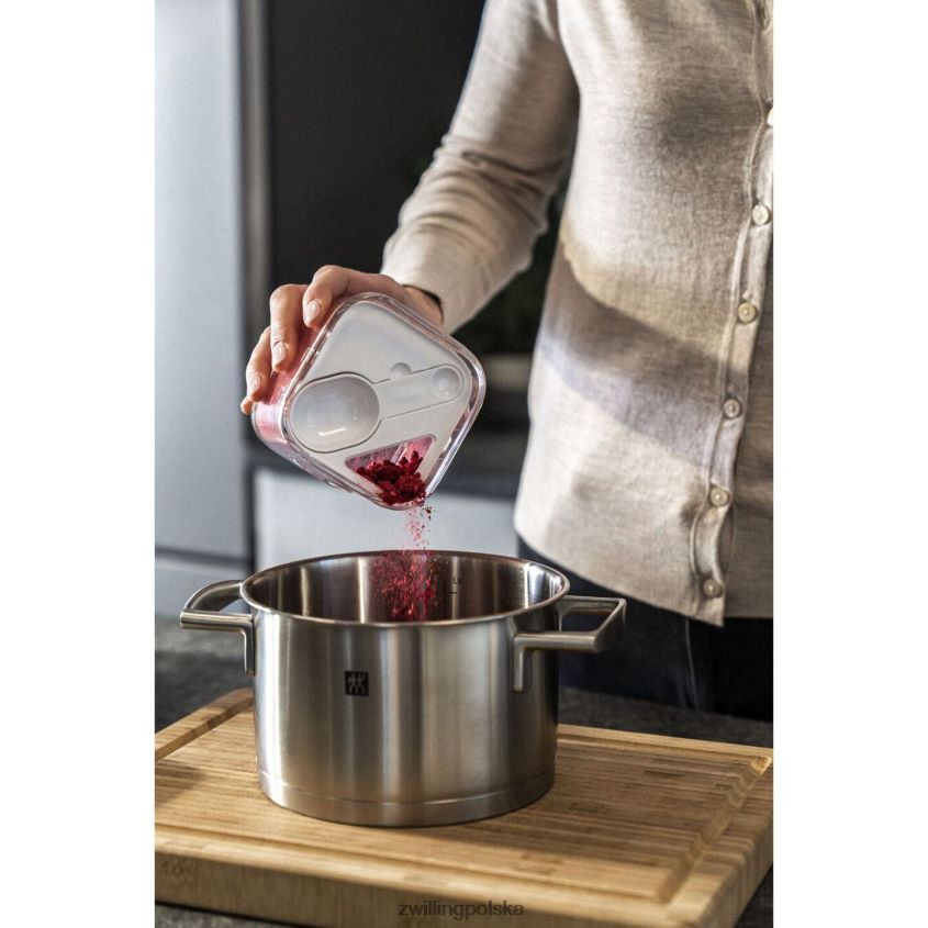 kuchnia pl Zwilling Zestaw pojemników na kostki Fresh & Save z pompą próżniową, mały, 7-częściowy, przezroczysty-biały 48N488525