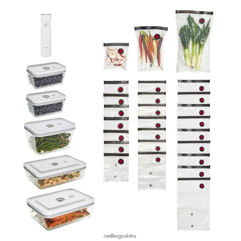 kuchnia pl Zwilling Zestaw startowy do próżniowego szkła Fresh & Save, 32-cz 48N488449