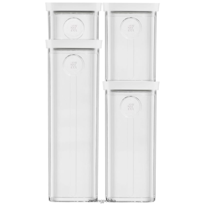 kuchnia pl Zwilling pojemnik na kostki Fresh & Save, 0,35 qt, przezroczysty-biały 48N488481