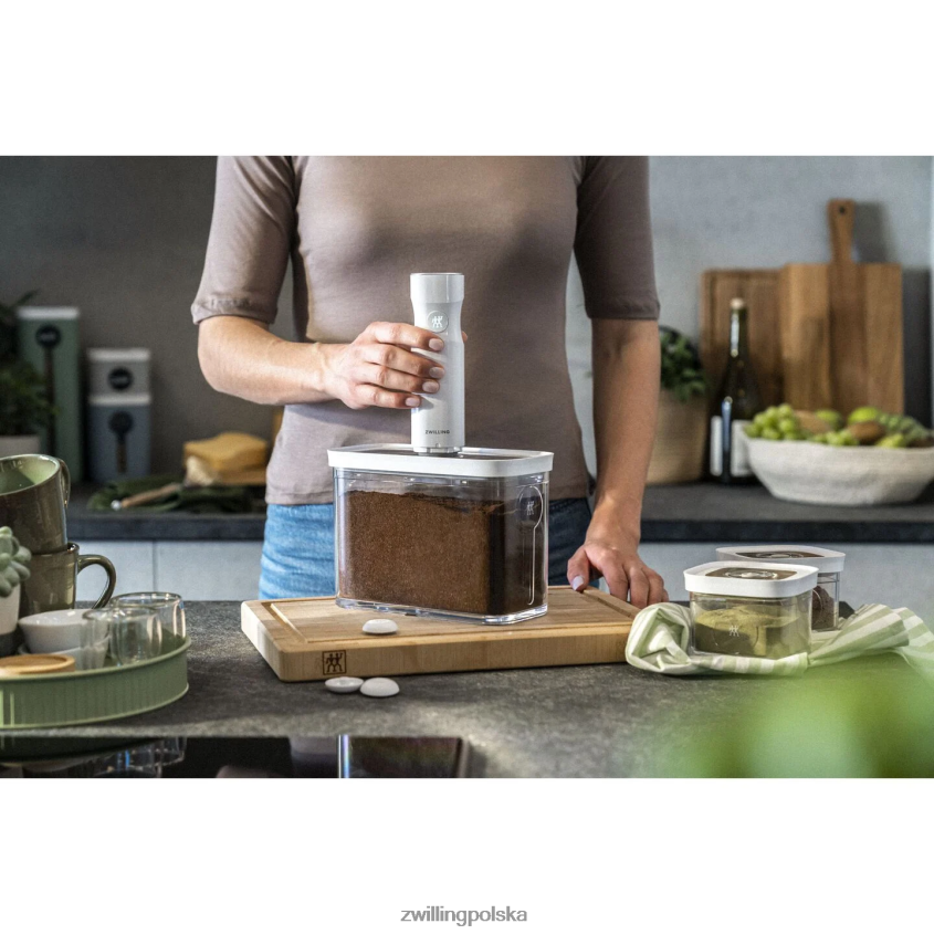 kuchnia pl Zwilling pojemnik na kostki Fresh & Save 2m, 2 qt, przezroczysty-biały 48N488463