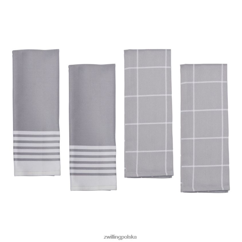 sztućce pl Zwilling ręczniki Zestaw ręczników kuchennych, szary 48N48882