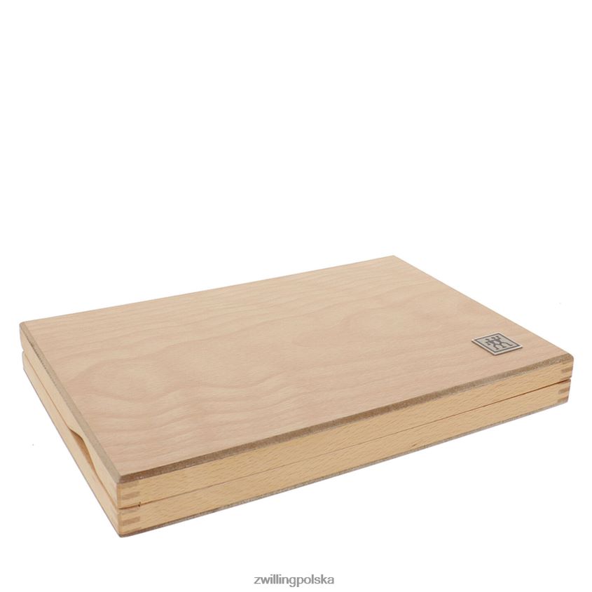 sztućce pl Zwilling zestawy do steków 8-częściowy zestaw noży do steków ze stali nierdzewnej z drewnianym etui 48N48852