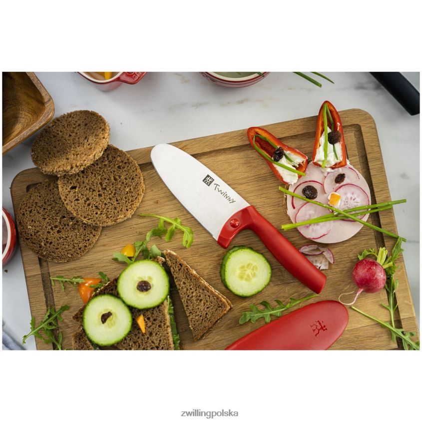 sztućce pl Zwilling twinny 4,25 cala, nóż szefa kuchni, czerwony 48N48898