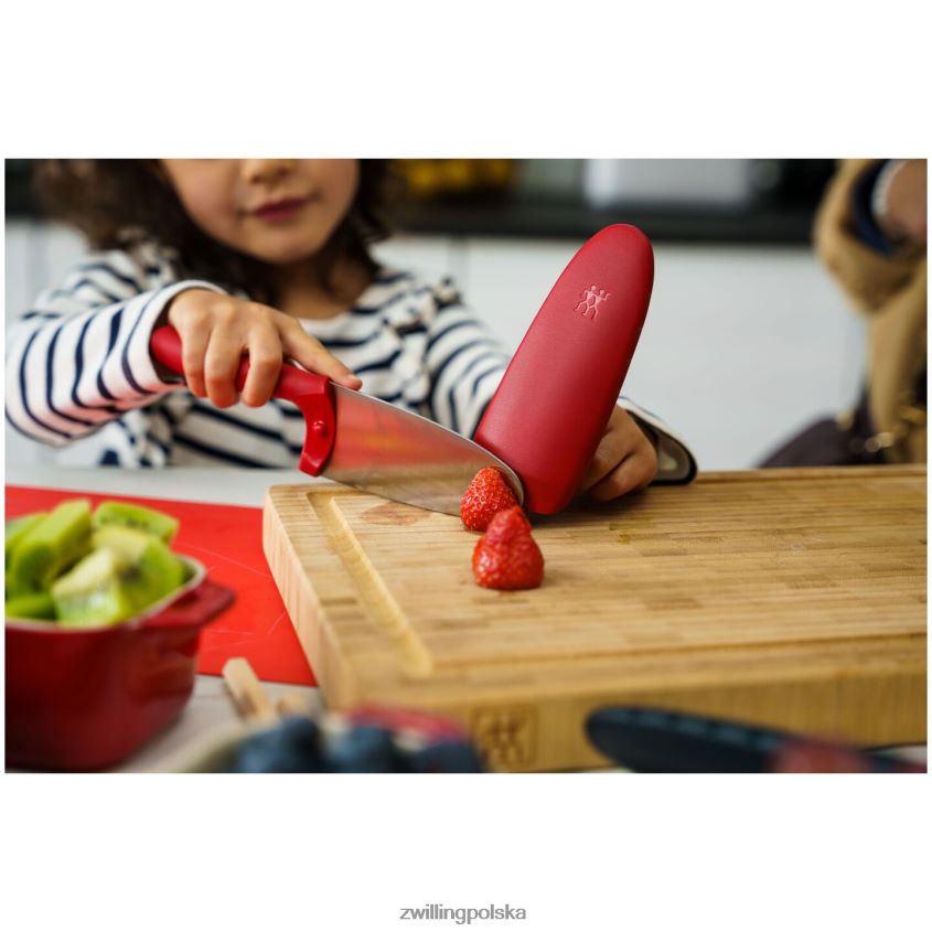 sztućce pl Zwilling twinny 4,25 cala, nóż szefa kuchni, czerwony 48N48898