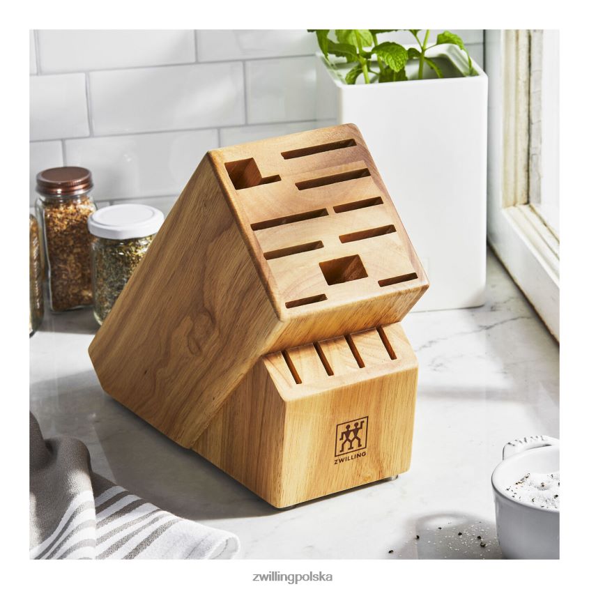 sztućce pl Zwilling brzoza magazynowa, podwójny blok noży brzozowych pusty 48N488223