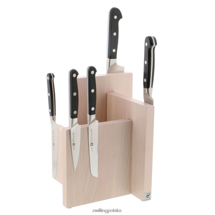 sztućce pl Zwilling drewno bukowe do przechowywania, drewno bukowe, kwadratowy włoski blok magnetyczny - biały 48N488270