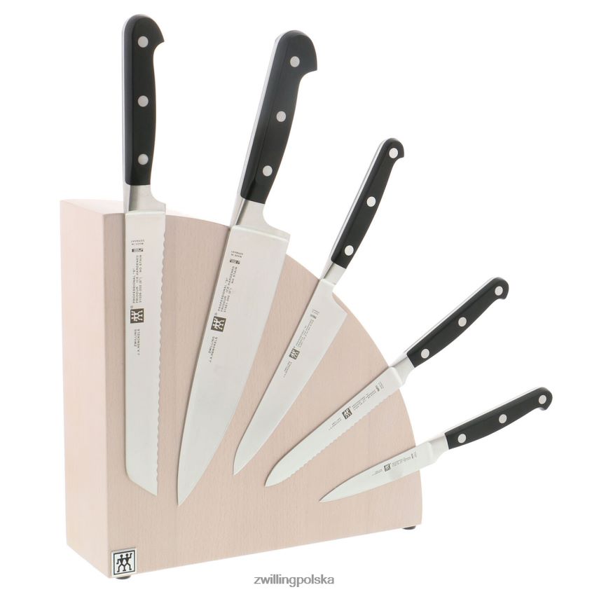 sztućce pl Zwilling drewno bukowe do przechowywania, drewno bukowe, okrągły włoski blok magnetyczny - biały 48N488264