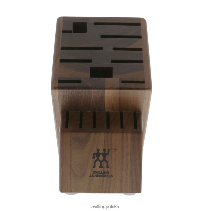 sztućce pl Zwilling orzech do przechowywania, orzech włoski, blok z dwoma nożami pusty 48N488205