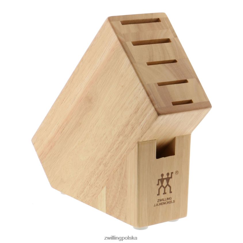 sztućce pl Zwilling popiół magazynowy, drewno kauczukowe, bliźniaczy blok studyjny pusty 48N488398