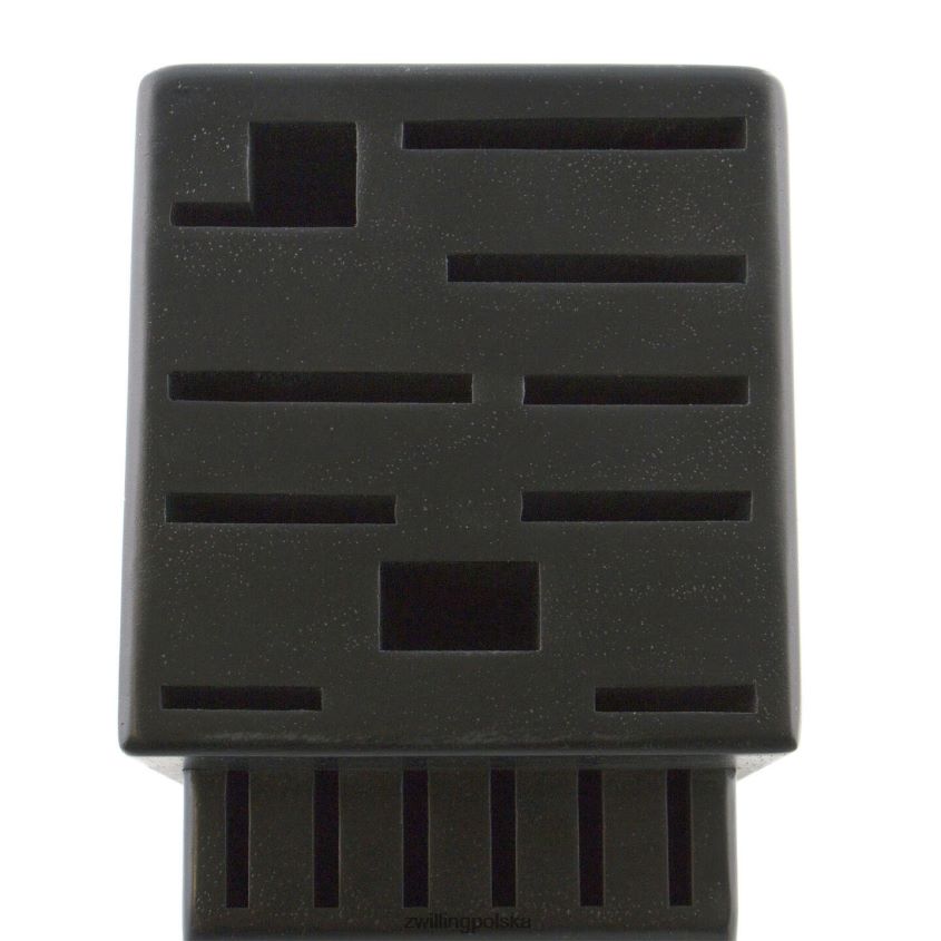 sztućce pl Zwilling popiół magazynowy, drewno kauczukowe, podwójny czarny blok noża pusty 48N488247