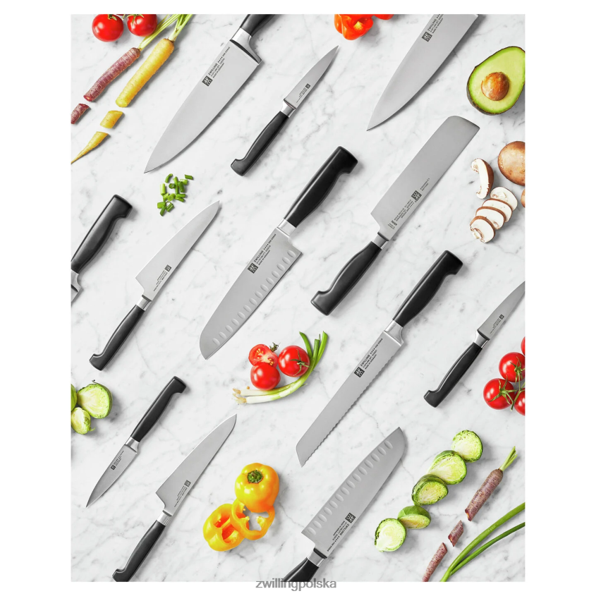 sztućce pl Zwilling czterogwiazdkowy nóż do przygotowawczy o średnicy 5,5 cala, z cienką krawędzią 48N488174