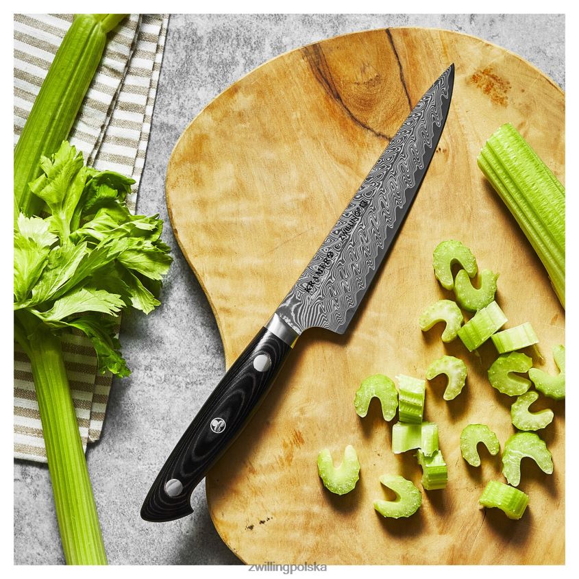 sztućce pl Zwilling kramer - Nóż do przygotowań z kolekcji Euroline Damascus 5,5 cala, delikatne ostrze 48N488252