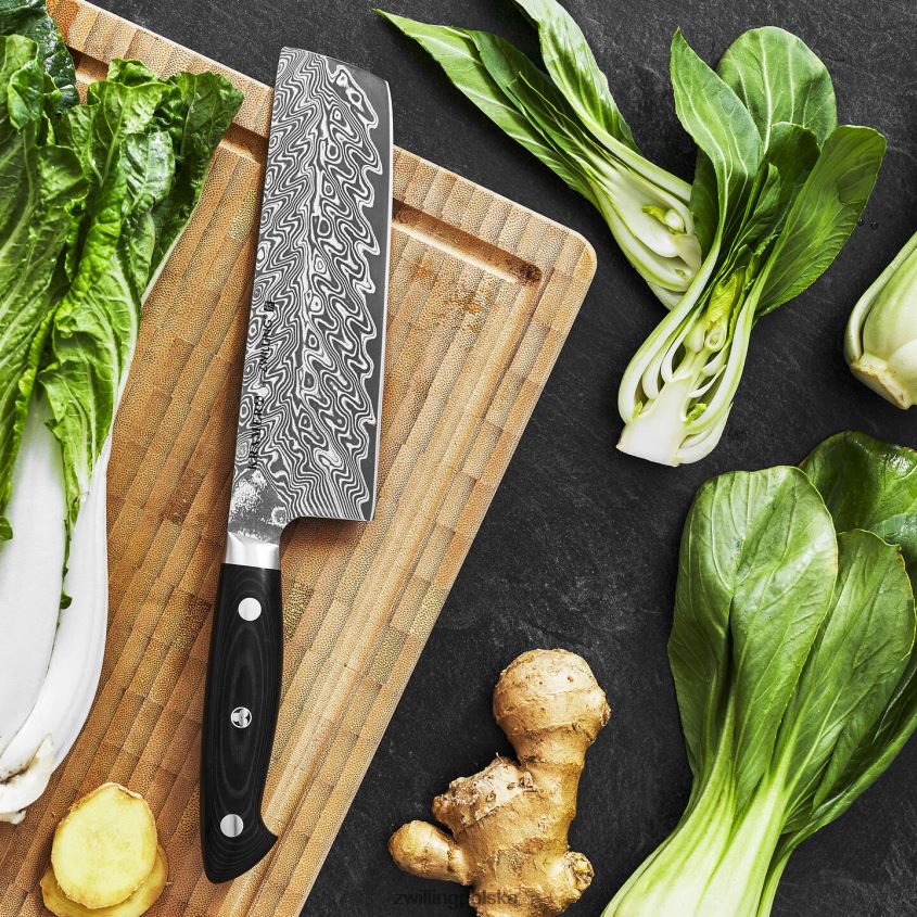 sztućce pl Zwilling kramer - kolekcja euroline ze stali damasceńskiej 6,5 cala, nakiri 48N48875