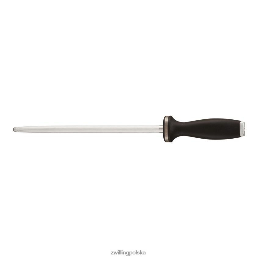 sztućce pl Zwilling Konserwacja krawędzi 10-calowa stal do ostrzenia z zaślepką ze stali nierdzewnej 48N488191