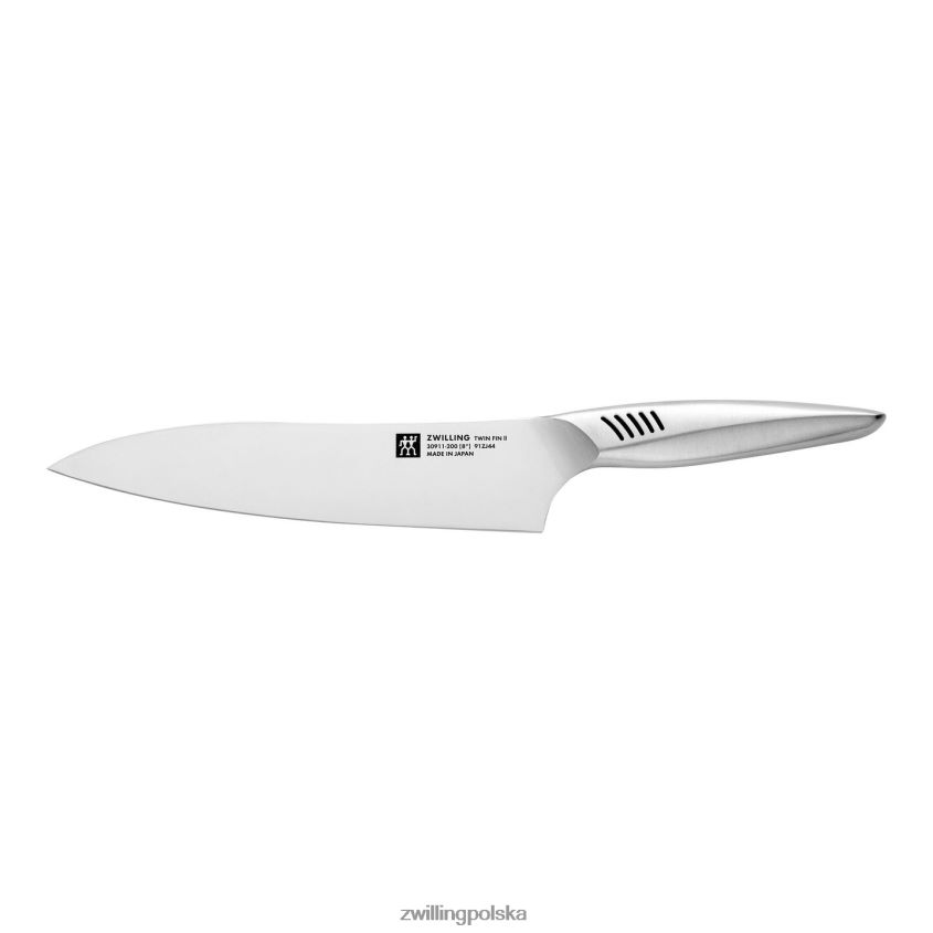 sztućce pl Zwilling zestaw 7 samoostrzących się bloków twin fin ii, kolor brązowy 48N488397