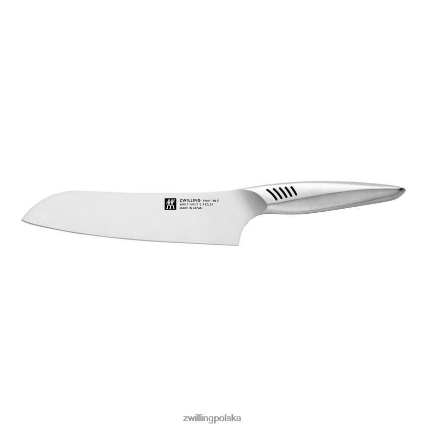 sztućce pl Zwilling zestaw 7 samoostrzących się bloków twin fin ii, kolor brązowy 48N488397