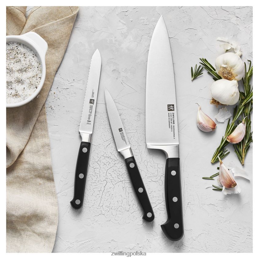 sztućce pl Zwilling profesjonalny 3-częściowy zestaw noży startowych 48N48886