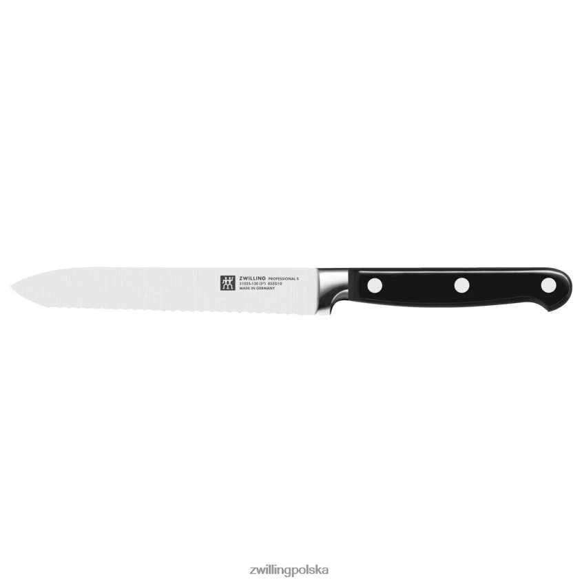 sztućce pl Zwilling profesjonalny nóż uniwersalny 5 cali, ząbkowana krawędź 48N488159