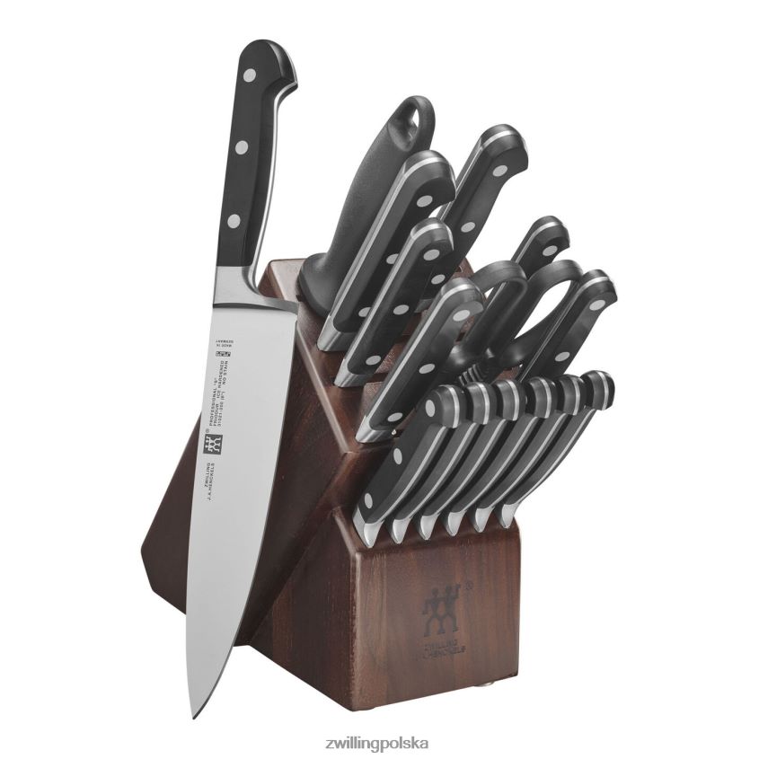 sztućce pl Zwilling professional s 16-częściowy zestaw bloków na noże, orzech 48N488301
